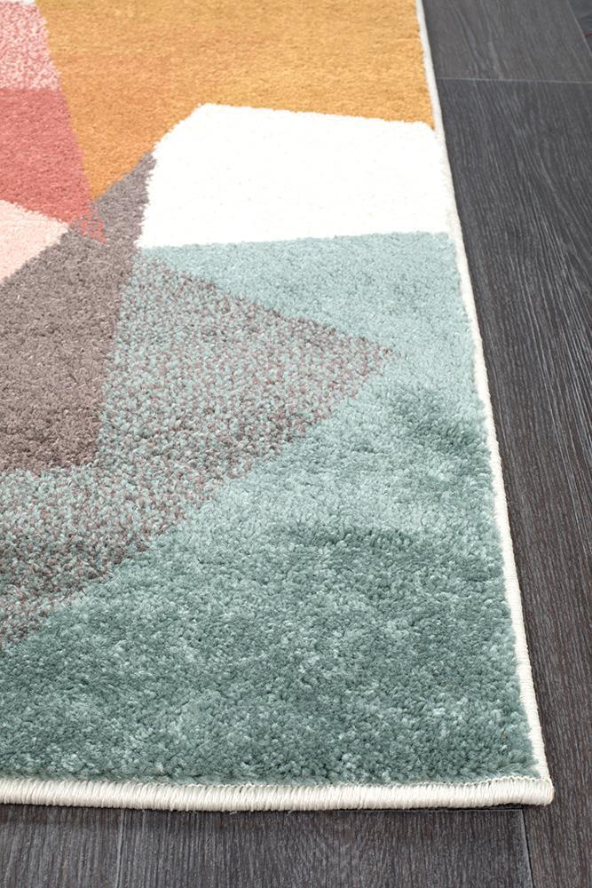 Dimensions Divinity Fragments Blush Modern Runner Rug