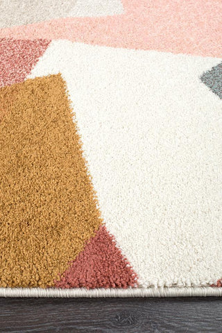 Dimensions Divinity Fragments Blush Modern Runner Rug