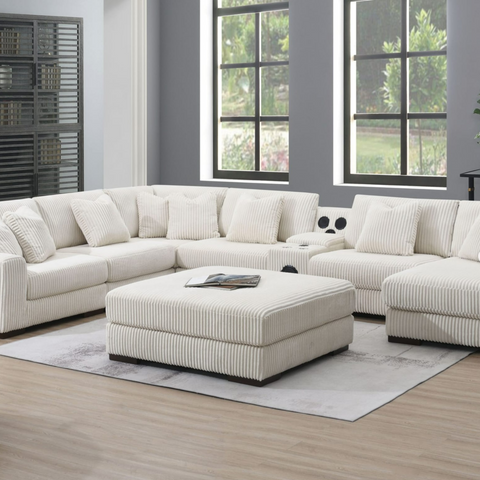 Corduroy Sectional Lounge