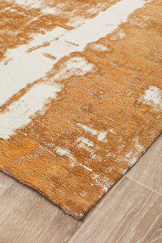 Magnolia 11 Mustard Runner Rug