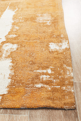 Magnolia 11 Mustard Runner Rug