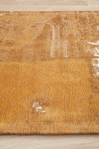 Magnolia 11 Mustard Runner Rug