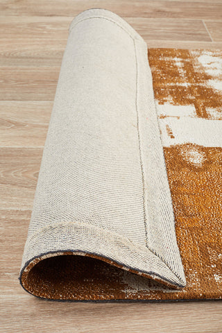 Magnolia 11 Mustard Runner Rug