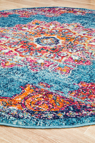 Radiance 433 Marine Round Rug