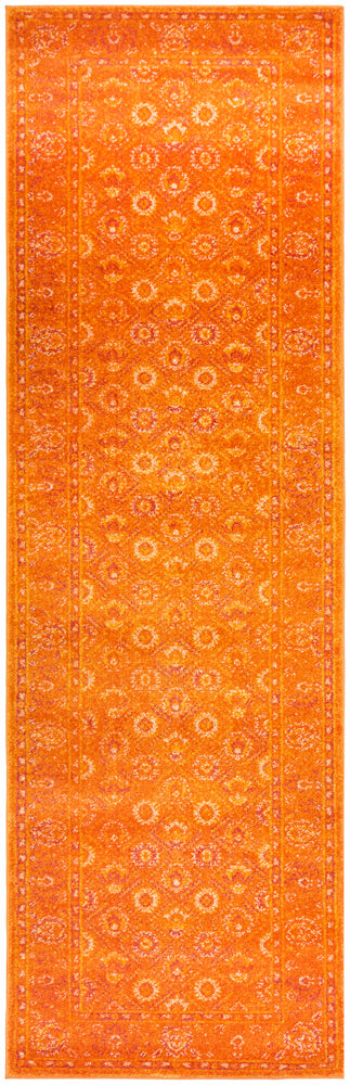 Radiance 444 Burnt Orange Runner Rug