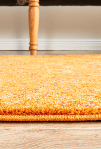 Radiance 444 Burnt Orange Runner Rug