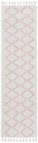 Saffron 11 Pink Runner Rug