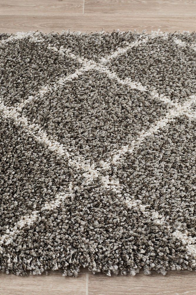 Saffron 22 Grey Runner Rug