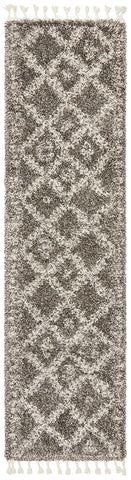 Saffron 33 Grey Runner Rug